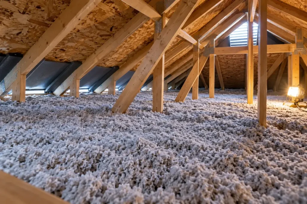 Entretoit bien isolé et ventilé pour prévenir les barrages de glace