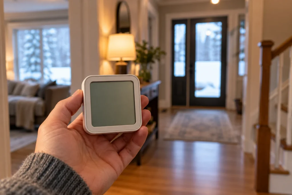 Mesurer le taux d’humidité de la maison avec un hygromètre