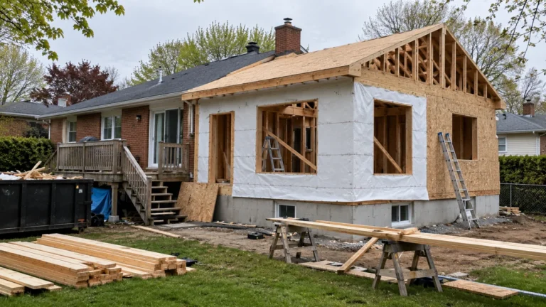 Coût agrandissement maison 2026 : prix au pi², permis, architecte et 7 façons d’économiser